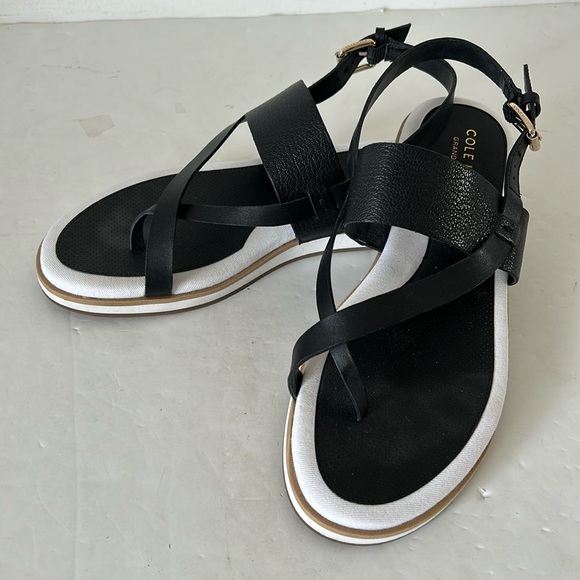Cole Haan Shoes - Cole Haan Mandy Thong Grandseries Sandals. Black. Size 6 B.